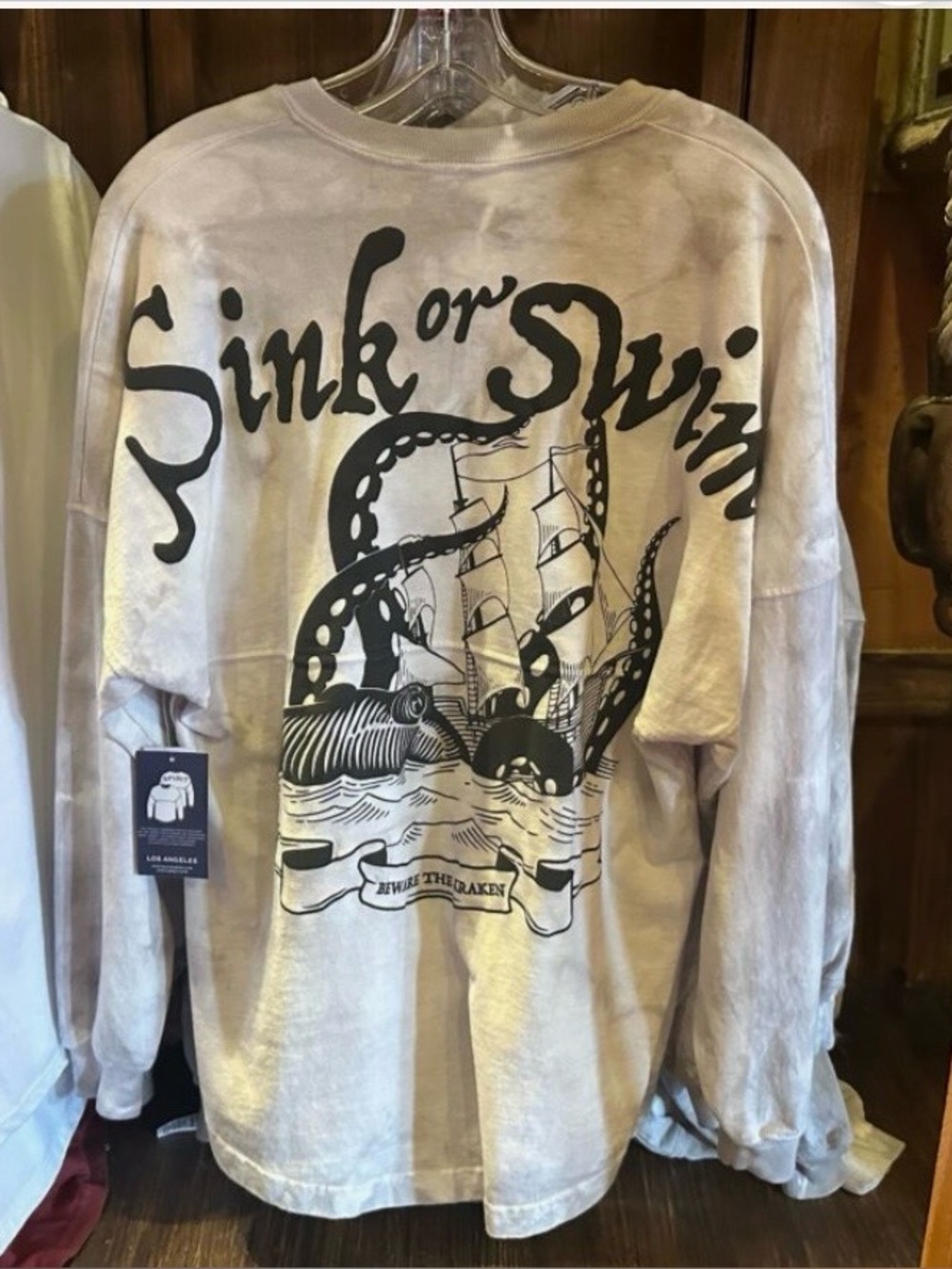 Disney Parks Pirates of the Caribbean Sink Or Swim Kraken Spirit Jersey S